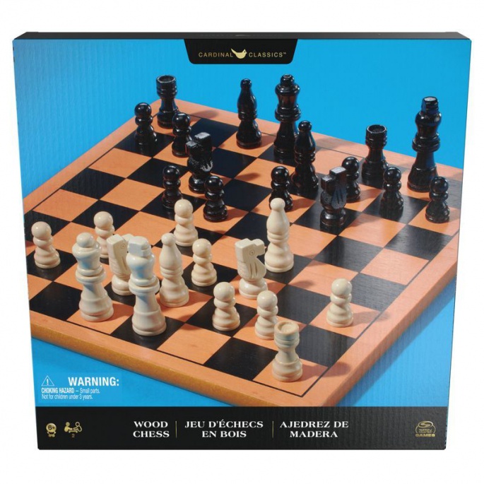 Spin Master Games klassische Holzschachspiele