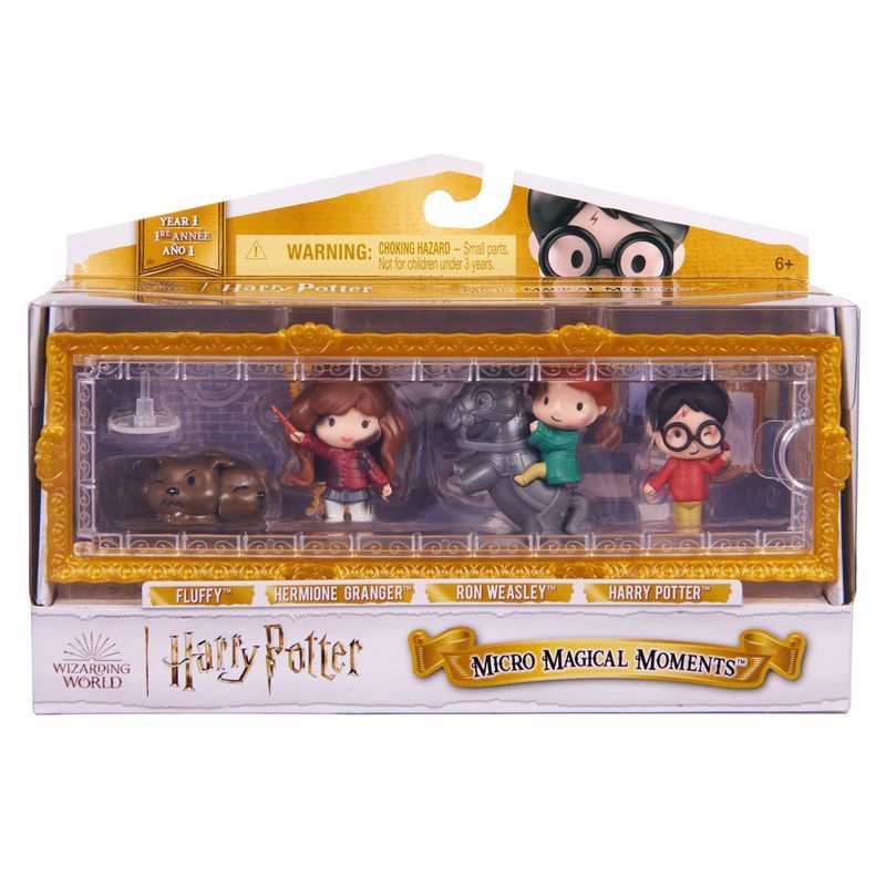 Harry Potter Mehrfachpackung Mini-Figuren Harry, Hermine und Ron mit Zubehör