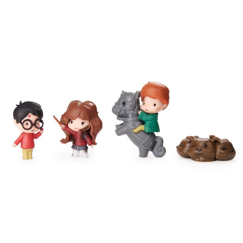 Harry Potter Mehrfachpackung Mini-Figuren Harry, Hermine und Ron mit Zubehör