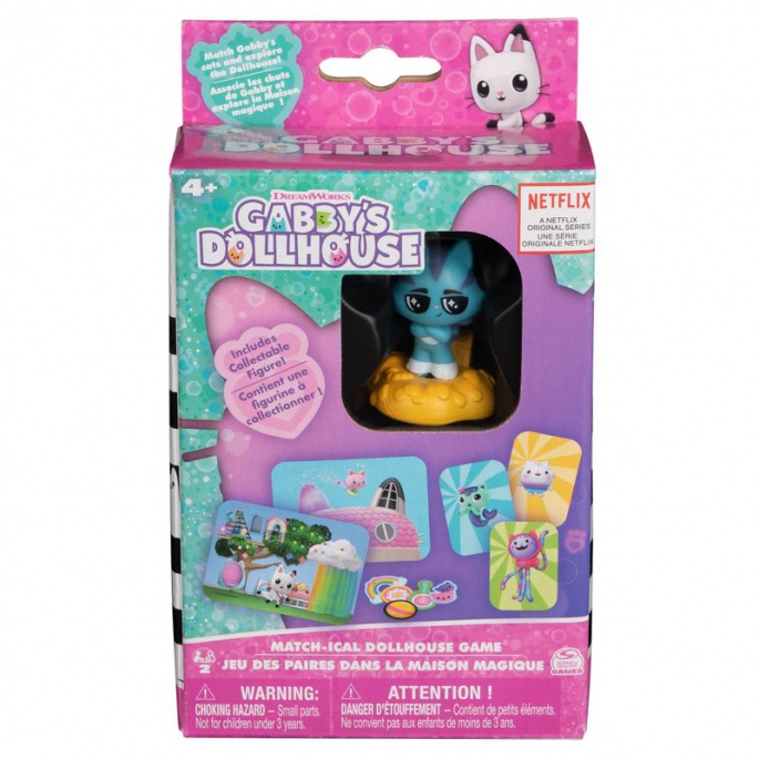 Spin Master Games Gabby's Dollhouse Kartenspiel mit Figur