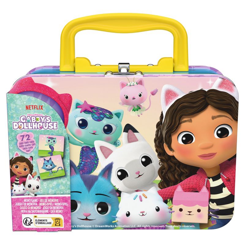 Spin Master Games Gabby's magisches Memory-Spiel im Metallkoffer