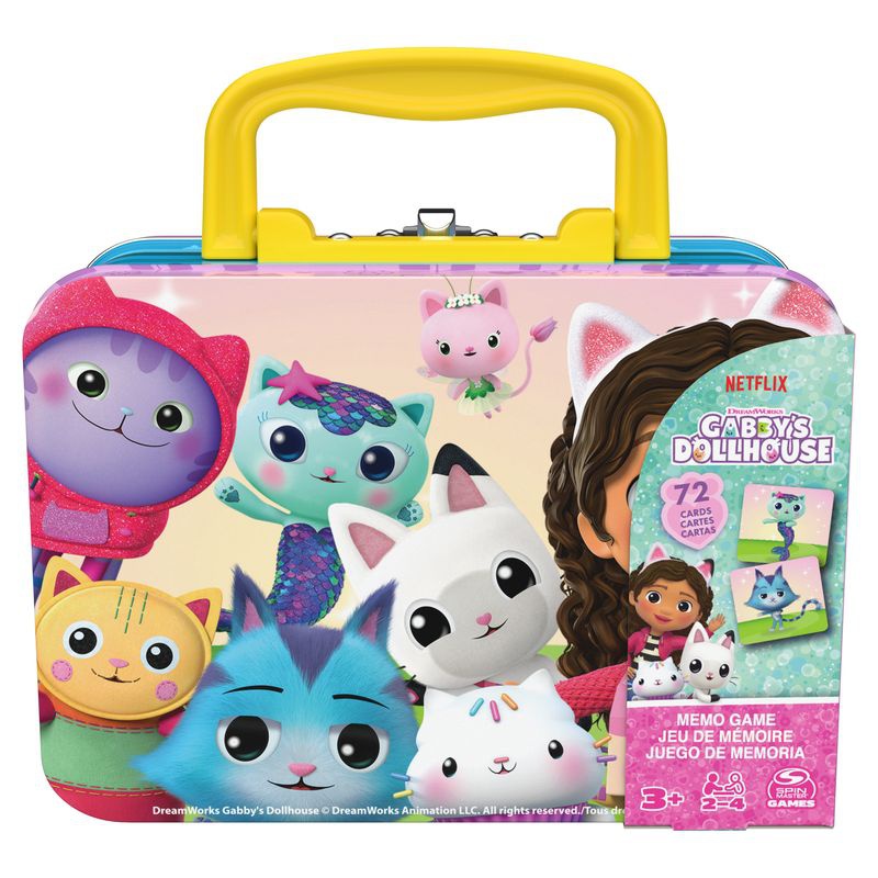 Spin Master Games Gabby's magisches Memory-Spiel im Metallkoffer