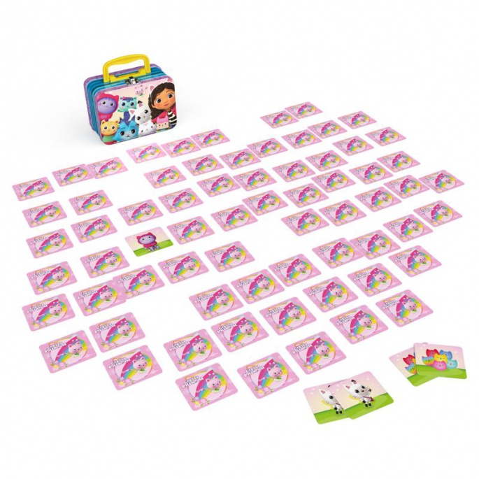 Spin Master Games Gabby's magisches Memory-Spiel im Metallkoffer