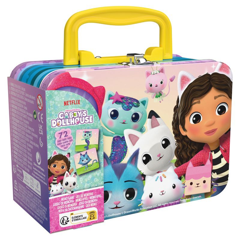 Spin Master Games Gabby's magisches Memory-Spiel im Metallkoffer