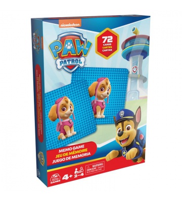 Spin Master Games PAW Patrol Memory 72 Karten