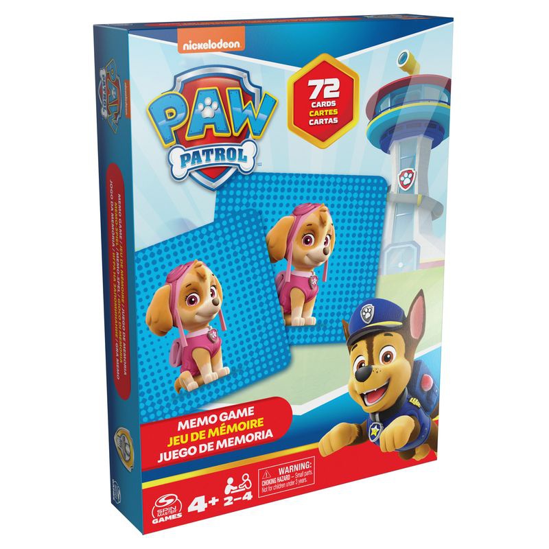 Spin Master Games PAW Patrol Memory 72 Karten