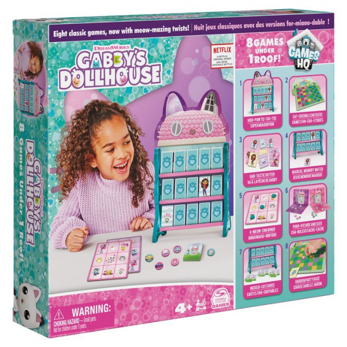 Spin Master Games Gabins magisches Spielhaus 8v1