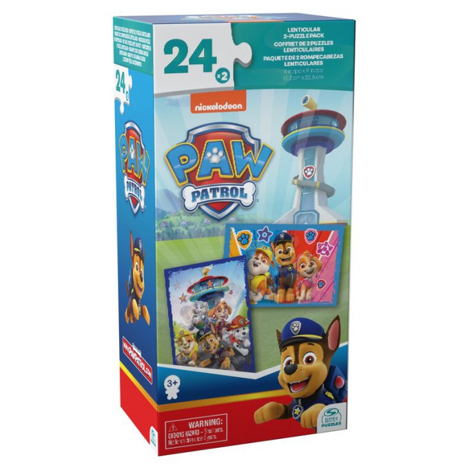 Spin Master Games PAW Patrol Linsenrätsel 2x24 Stücke