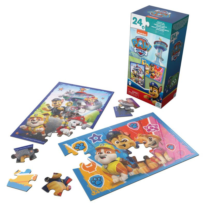Spin Master Games PAW Patrol Linsenrätsel 2x24 Stücke
