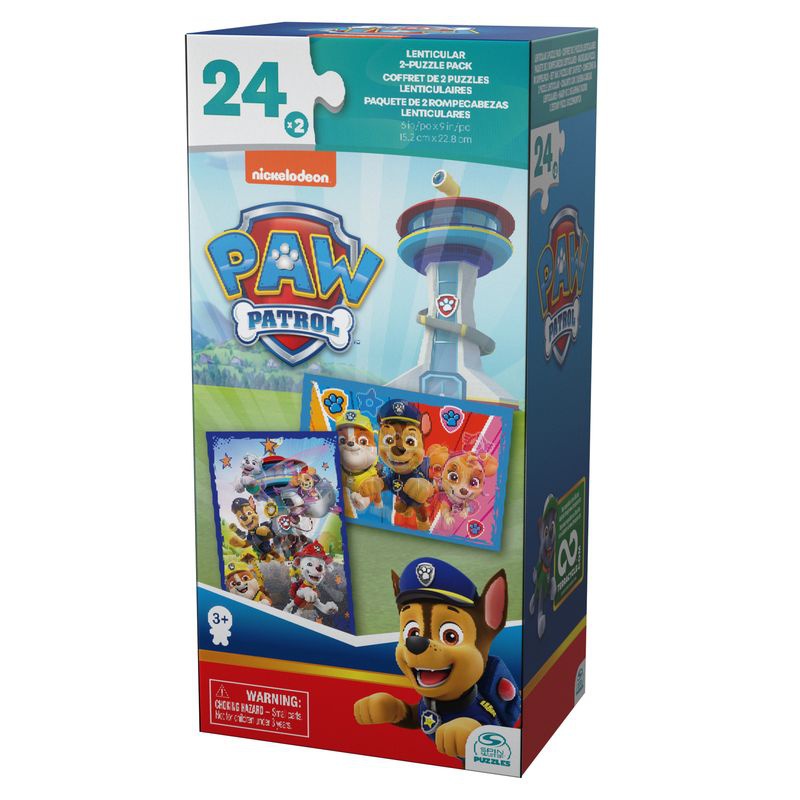 Spin Master Games PAW Patrol Linsenrätsel 2x24 Stücke