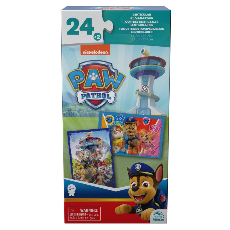 Spin Master Games PAW Patrol Linsenrätsel 2x24 Stücke