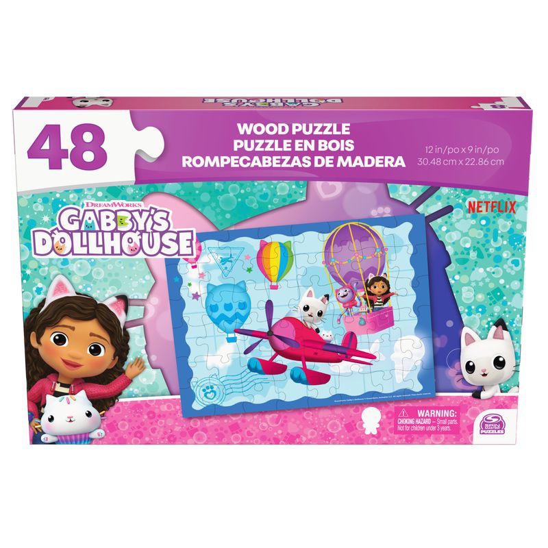 Spin Master Games Gabins magisches Holzpuzzle mit 48 Teilen