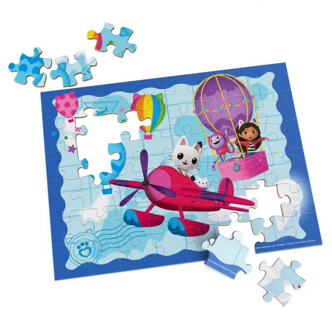 Spin Master Games Gabins magisches Holzpuzzle mit 48 Teilen