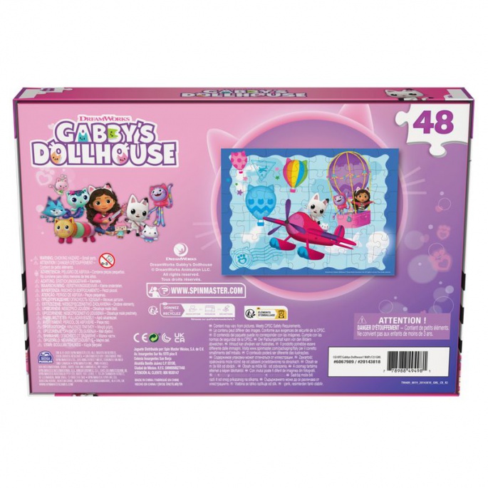 Spin Master Games Gabins magisches Holzpuzzle mit 48 Teilen
