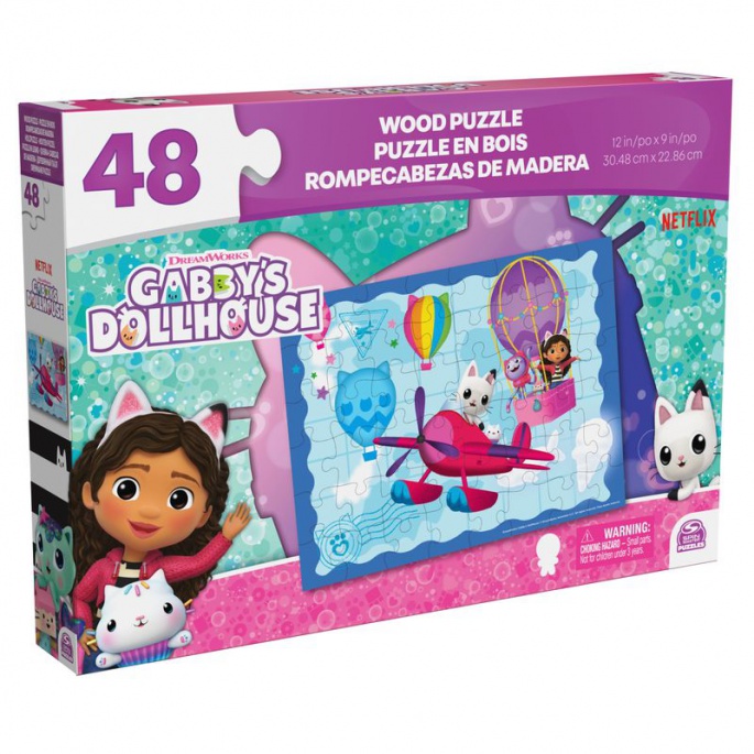 Spin Master Games Gabins magisches Holzpuzzle mit 48 Teilen