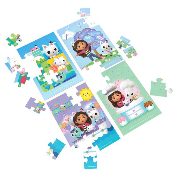 Spin Master Games Gabby's magisches Holzpuzzle 4 Bilder