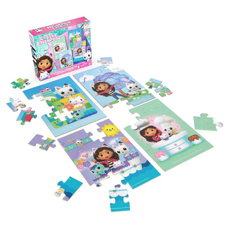 Spin Master Games Gabby's magisches Holzpuzzle 4 Bilder