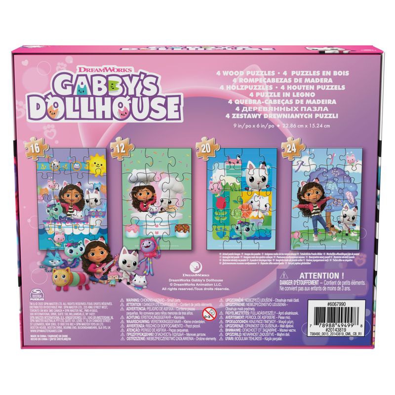 Spin Master Games Gabby's magisches Holzpuzzle 4 Bilder