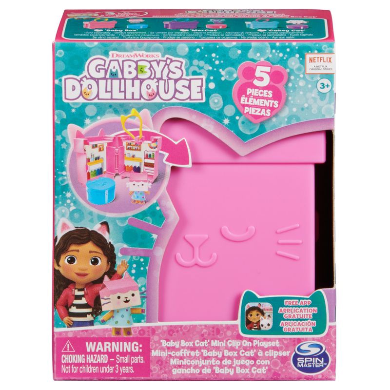 Gabby's Dollhouse Anhänger ausklappbares Set Baby Box
