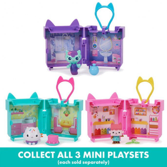 Gabby's Dollhouse Anhänger ausklappbares Set Baby Box