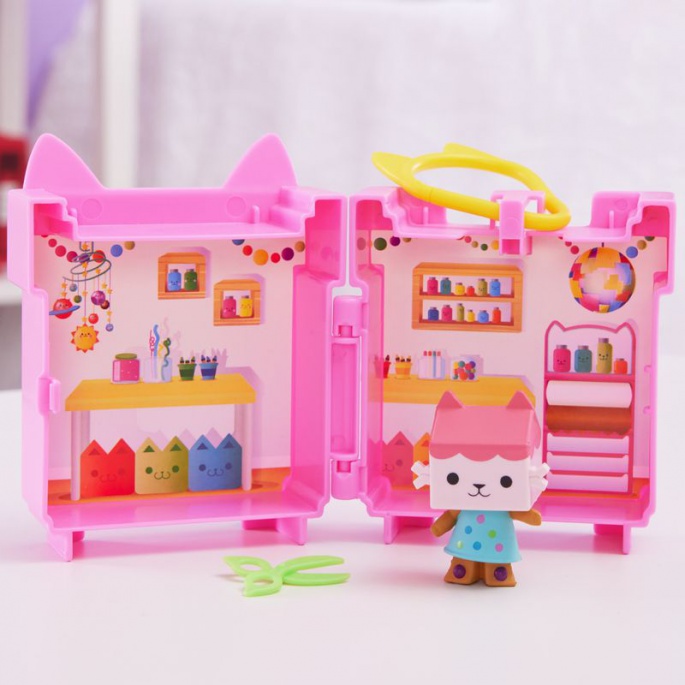 Gabby's Dollhouse Anhänger ausklappbares Set Baby Box