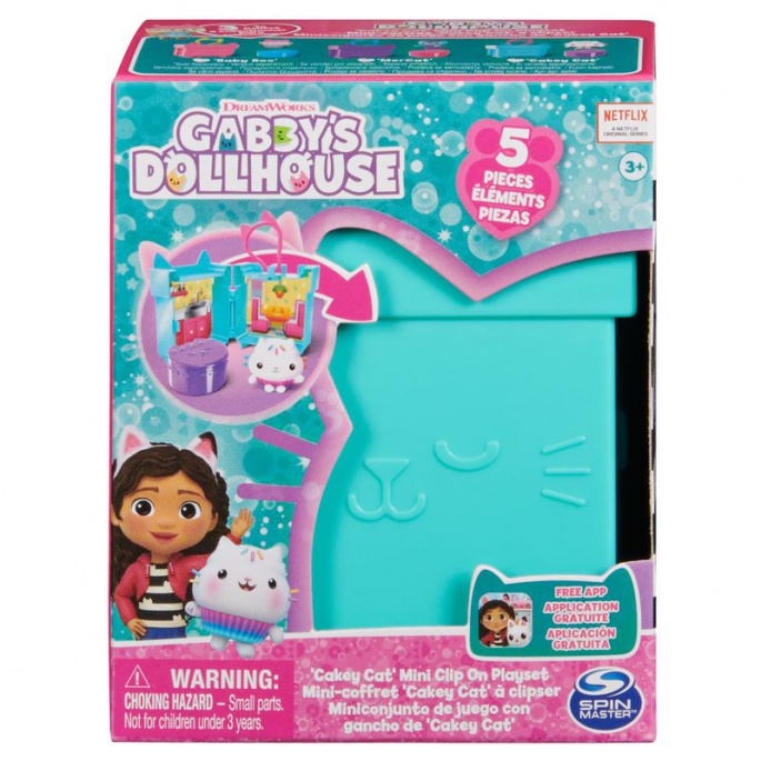 Gabby's Dollhouse Anhänger-Ausklappset Cakey