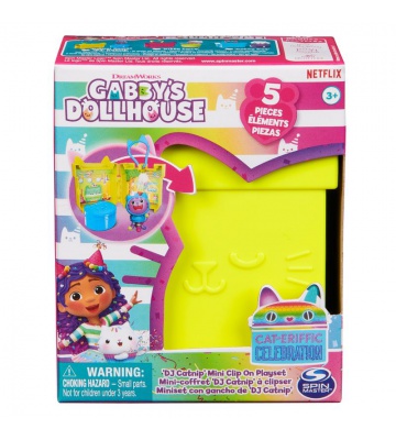 Gabby's Dollhouse Anhänger-Klappset DJ Catnip