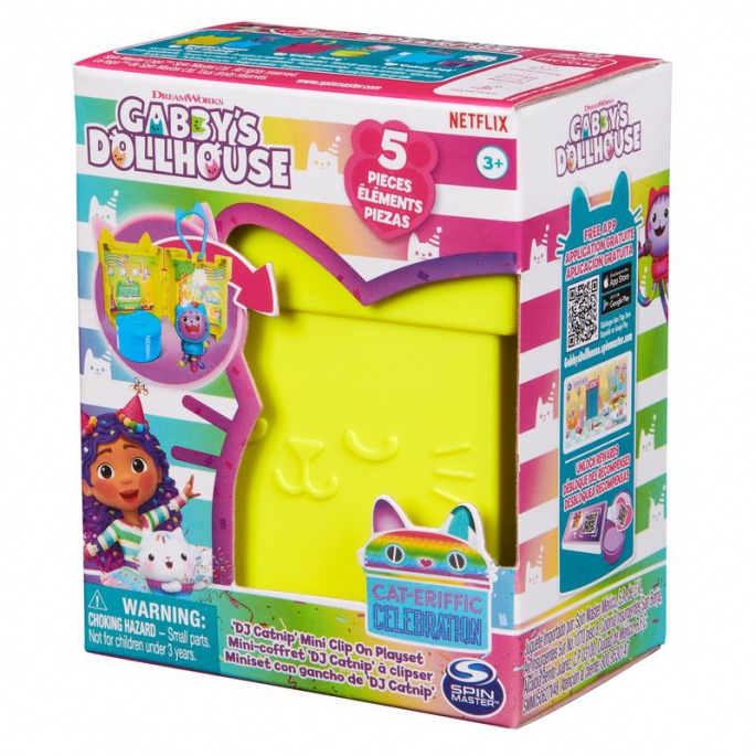 Gabby's Dollhouse Anhänger-Klappset DJ Catnip