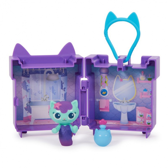Gabby's Dollhouse - Anhänger-Ausklappset MerCat
