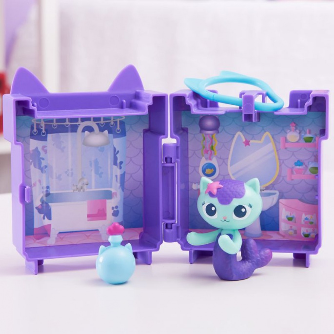 Gabby's Dollhouse - Anhänger-Ausklappset MerCat