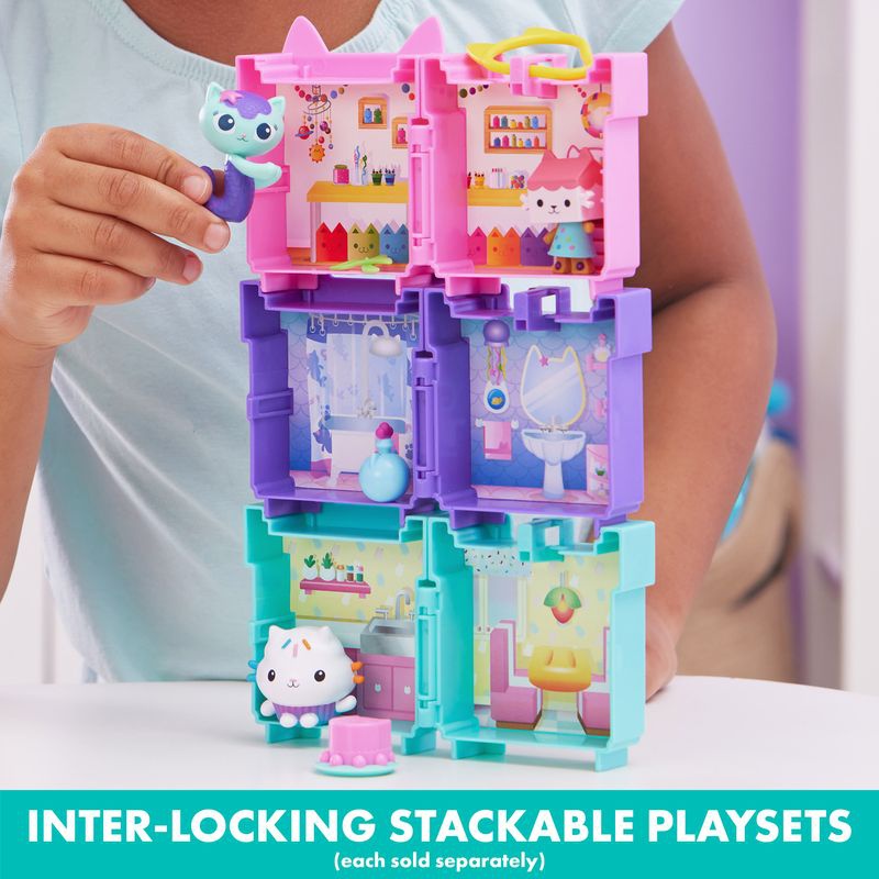 Gabby's Dollhouse - Anhänger-Ausklappset MerCat