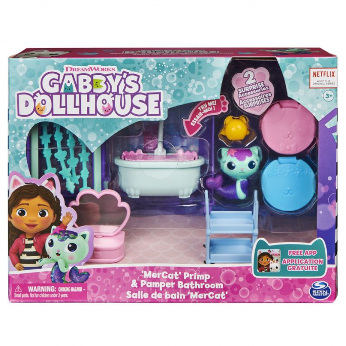 Gabby's Dollhouse Deluxe Zimmer Badezimmer