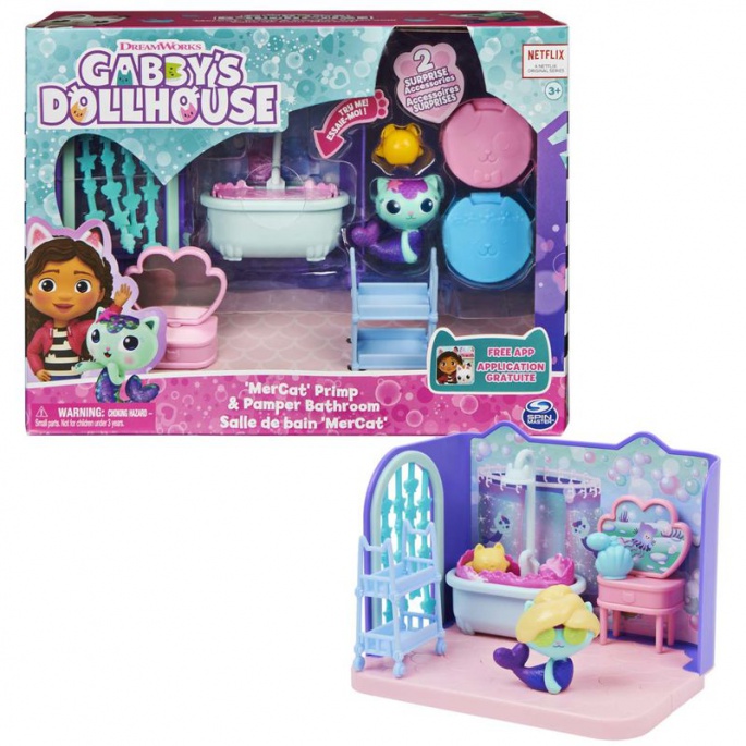 Gabby's Dollhouse Deluxe Zimmer Badezimmer