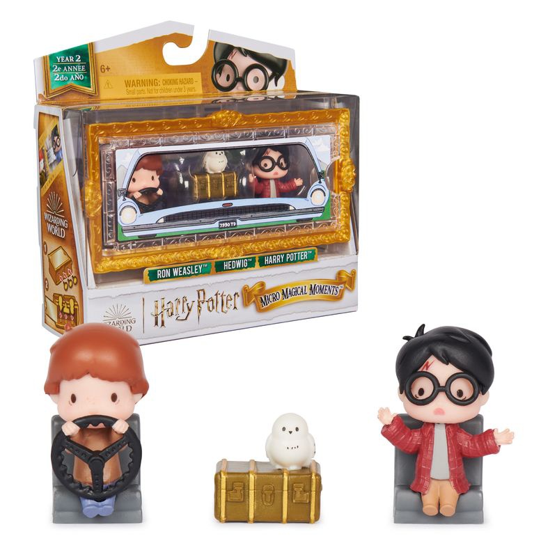 Harry Potter Doppelpack Mini-Figuren Harry und Ron mit Zubehör