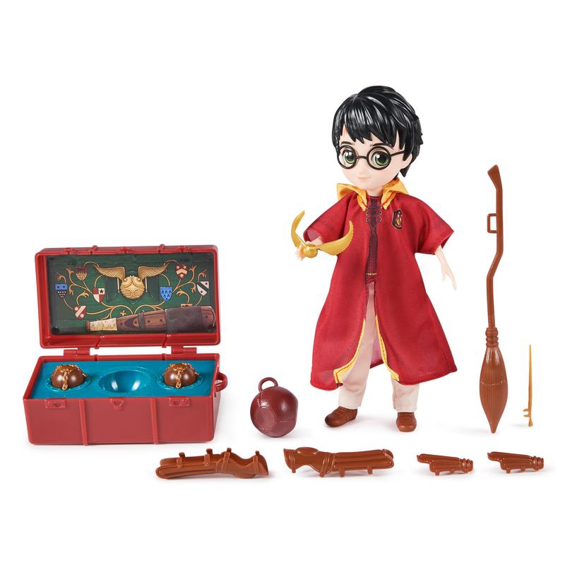 Harry Potter Quidditch Ausrüstung mit 20 cm Figur