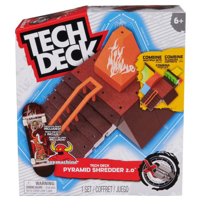 Tech Deck Xconnect Skatepark Mafia Pyramide Shredder Spielzeugmaschine