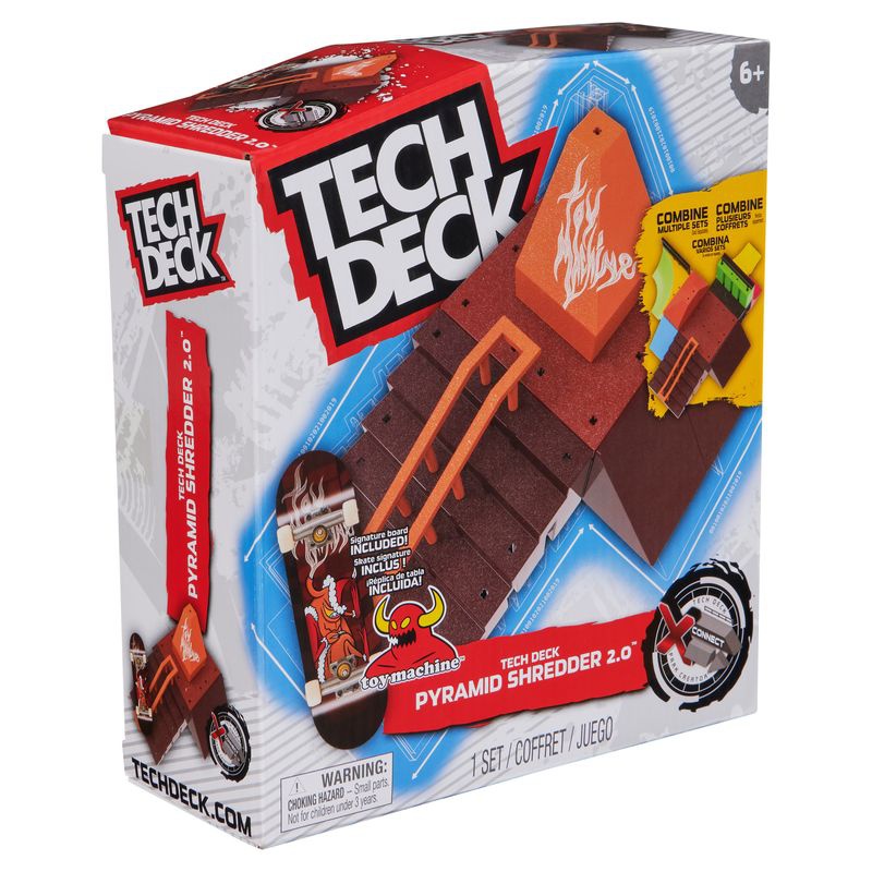 Tech Deck Xconnect Skatepark Mafia Pyramide Shredder Spielzeugmaschine