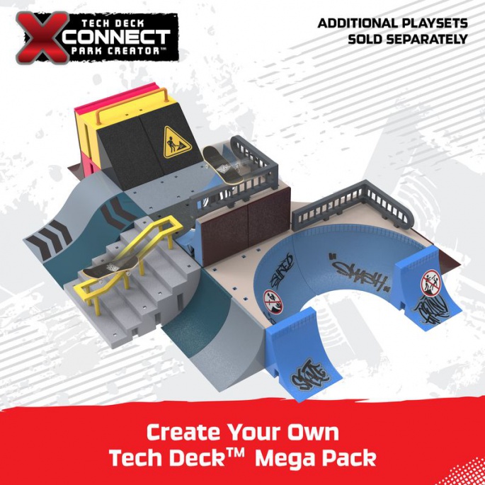 Tech Deck Xconnect Skatepark Mafia Speedway Hop Real