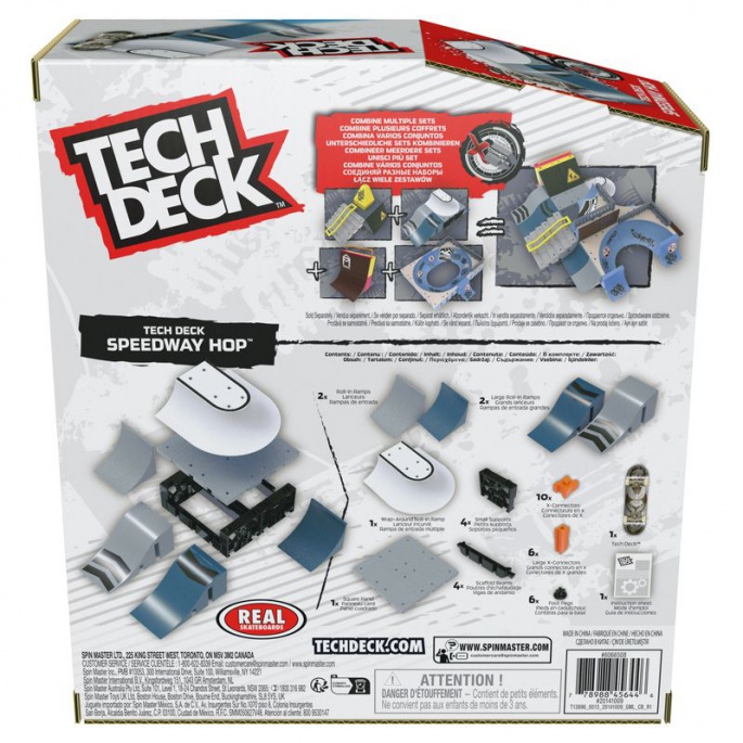 Tech Deck Xconnect Skatepark Mafia Speedway Hop Real