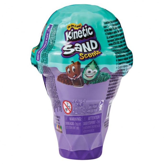Kinetic Sand duftender Eiscremekegel Schokolade und Minze