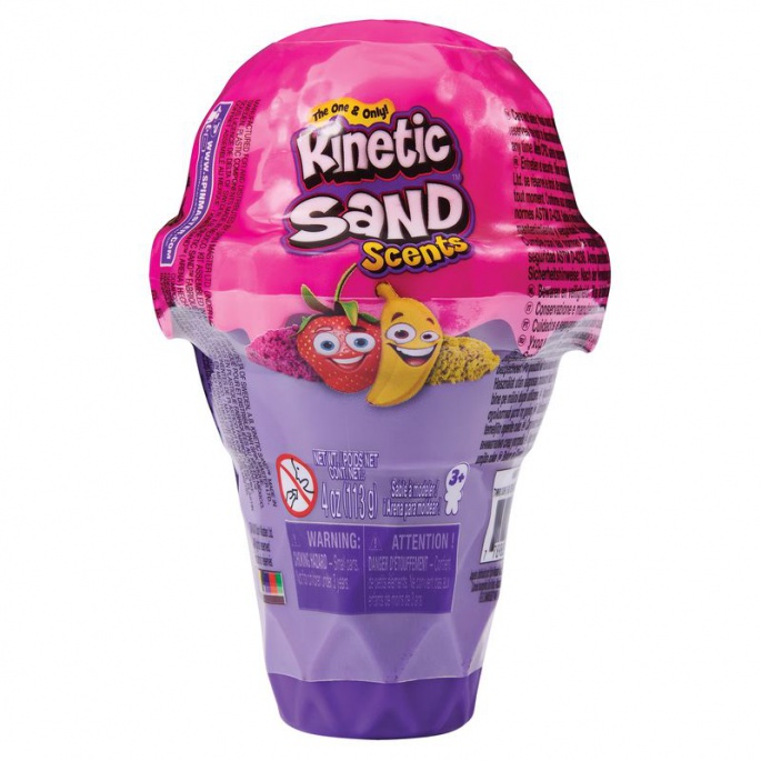 Kinetic Sand duftender Eiscremekegel Erdbeere und Banane