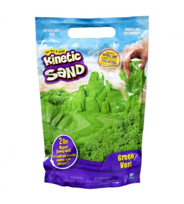 Kinetic Sand Verpackung von grünem Sand 0,9 kg