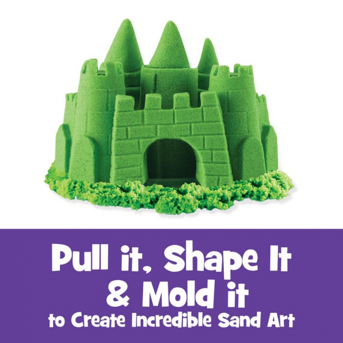 Kinetic Sand Verpackung von grünem Sand 0,9 kg