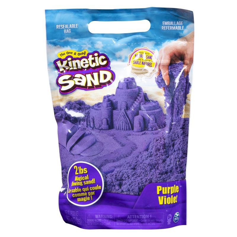 Kinetic Sand Packung mit 0,9 kg violettem Flüssigsand
