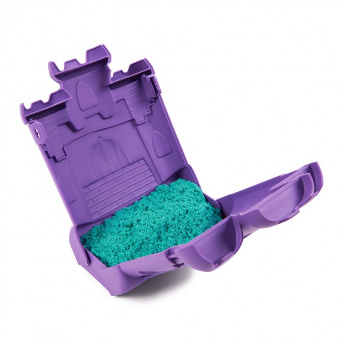 Kinetic Sand Burgform mit flüssigem Sand