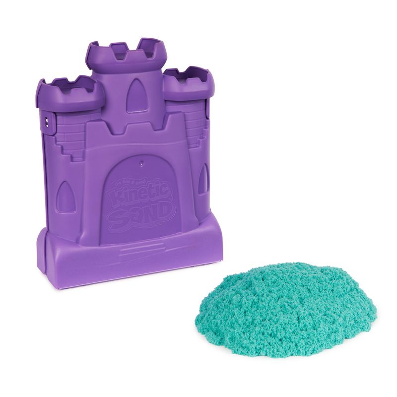 Kinetic Sand Burgform mit flüssigem Sand