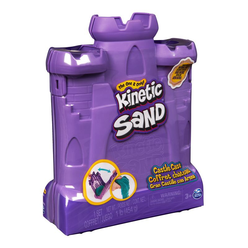 Kinetic Sand Burgform mit flüssigem Sand