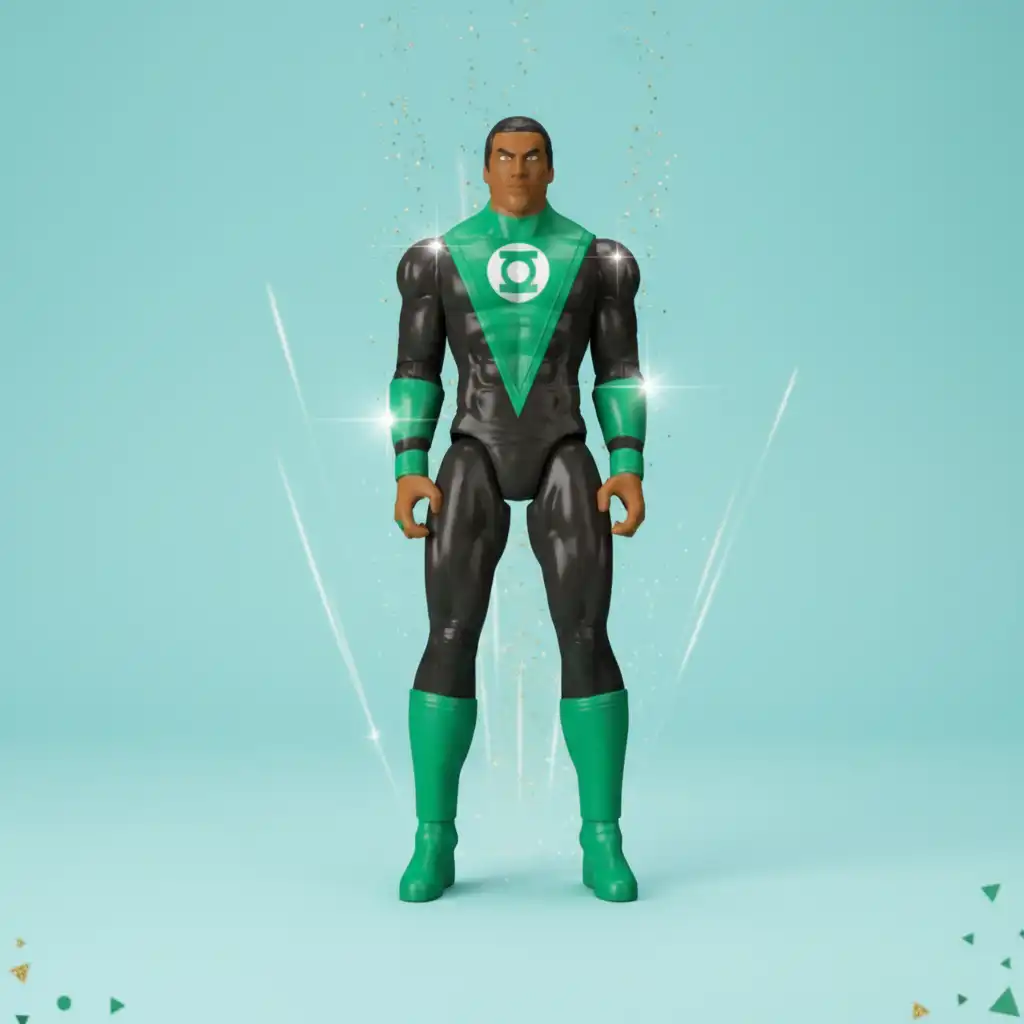 Erstelle deine eigene Justice League mit beweglichen Figuren.