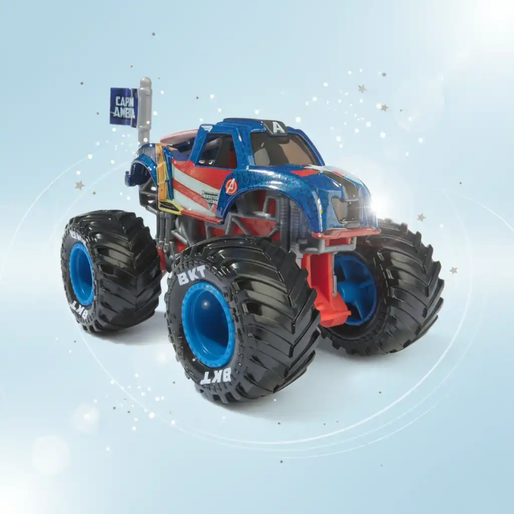 Erstelle deine eigene Monster Jam Show voller heldenhafter Action.