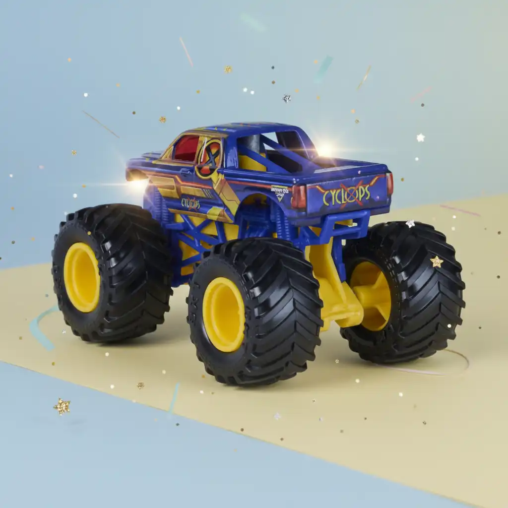 Erstellen Sie Ihre eigene Monster Jam Show voller Tricks.